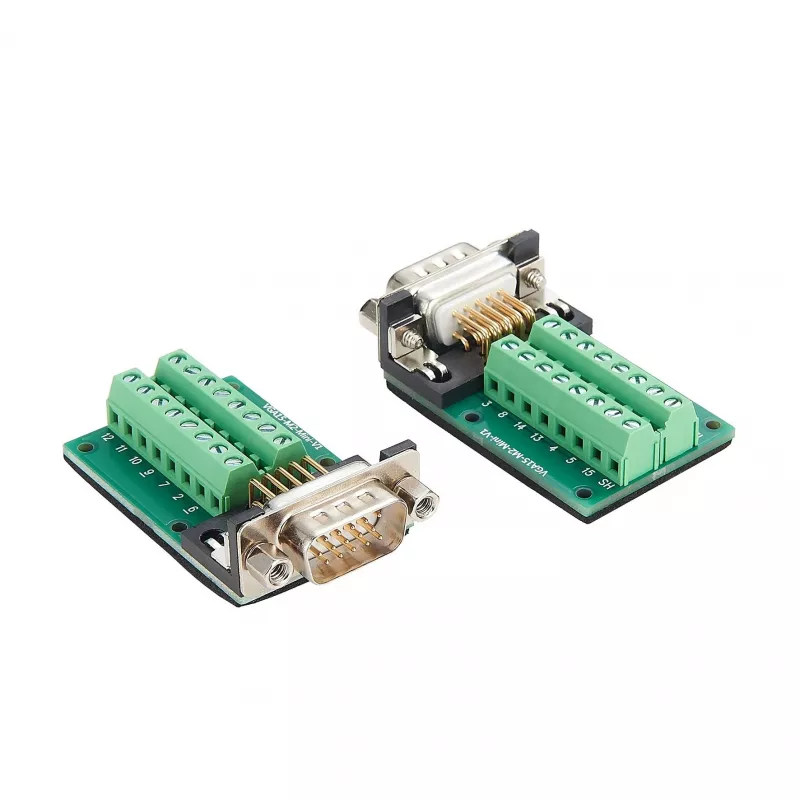 EXSYS EX-49022 Adaptador de ficha VGA macho para bloco de terminais de 16 pinos