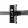 EXSYS EX-6008POE Injetor Gigabit PoE++ , 60W, IEEE 802.3bt, entrada de terminais 48-57V DC, montagem em calha DIN/parede