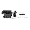 EXSYS EX-6009POE Injetor Gigabit PoE++ 90W, entrada de bloco de terminais 48-57V DC, IEEE 802.3bt Type 4, montagem em calha DIN/parede