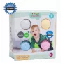 Gerardo's Toys GT7710 Conjunto de bolas de massagem e sensoriais para bebé, 4 peças, várias texturas e cores, a partir dos 6 meses