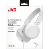 JVC Auscultadores intra-auriculares com fio e microfone, branco