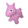 Gerardo's Toys cavalo saltitão cor-de-rosa – brinquedo saltitão para crianças, PVC resistente, capacidade de carga 50 kg, altura do assento 28 cm, certificado CE e EN71