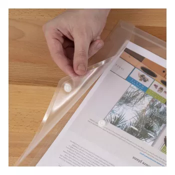 Rapesco ECO GRS Capas de documentos A4 transparentes claras, pack de 10 (1816)