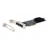 EXSYS Quad 5 Gigabit Ethernet PCIe x4 Placa (Realtek RTL8126) EX-60154
