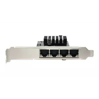 EXSYS Quad 5 Gigabit Ethernet PCIe x4 Placa (Realtek RTL8126) EX-60154
