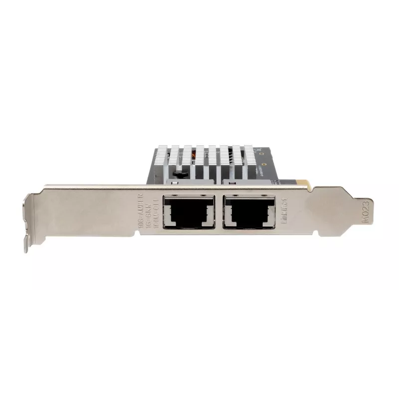 EXSYS Dual 10 Gigabit Ethernet PCIe x4 Placa, Intel X550-AT2, 2x RJ45, Low-Profile EX-60222
