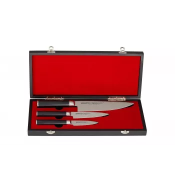 SAMURA MO-V conjunto de 3 facas de cozinha