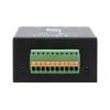 EXSYS EX-6131-2POE Servidor de dispositivos série PoE para RS-232 e RS-422/485 com kit de montagem em calha DIN e parede