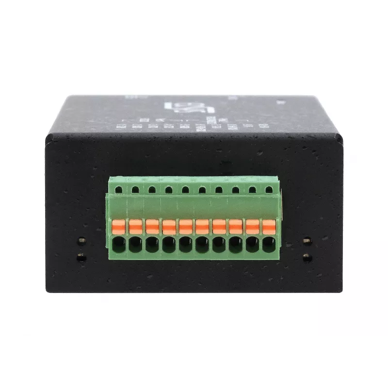 EXSYS EX-6131-2POE Servidor de dispositivos série PoE para RS-232 e RS-422/485 com kit de montagem em calha DIN e parede