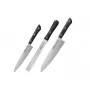 SAMURA Harakiri conjunto de 3 facas de cozinha, cabo preto