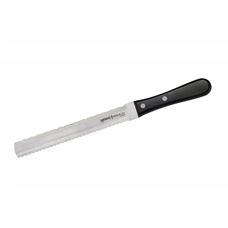SAMURA Harakiri conjunto de 3 facas de cozinha, cabo preto
