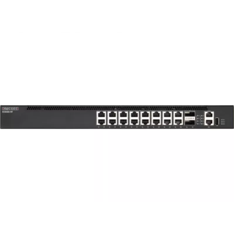 Edgecore ECS5520-18T Switch gerido Layer 2+ com 16x 10GbE SFP+ e 2x 40GbE QSFP+ F0PEC5520200S