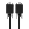 EXSYS Cabo USB 3.2 Gen 2x1 Type-C com parafusos serrilhados, 3,0m, preto EX-K1592V-3.0