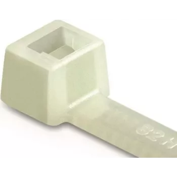 HellermannTyton T 30 LL Abraçadeiras, 290 mm x 3,5 mm, naturais, PA66, 100 unidades