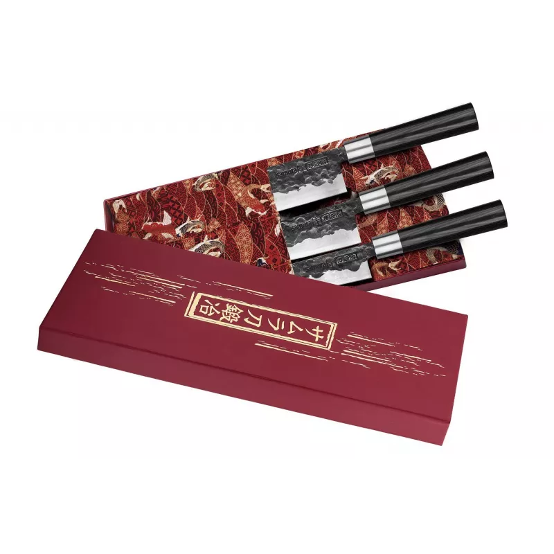SAMURA Blacksmith conjunto de 3 facas