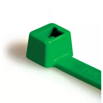 HellermannTyton T30R-PA66-GN Abraçadeira verde 150mm x 3,5mm (pack de 100) 111-03014