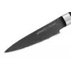 Samura Stonewash Faca de descascar 90 mm preta