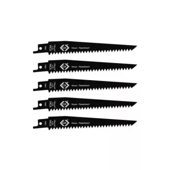 C.K Tools T0821 Lâminas de serra sabre 6 TPI, 150 mm, pack de 5