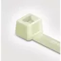 HellermannTyton T50S Abraçadeiras, poliamida 6.6, naturais, 200mm x 4,6mm, pack de 100