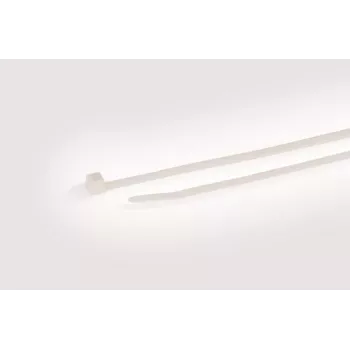 HellermannTyton T50R Abraçadeira de cabos branca, 200mm x 4,6mm, PA66, pack de 100 111-05013