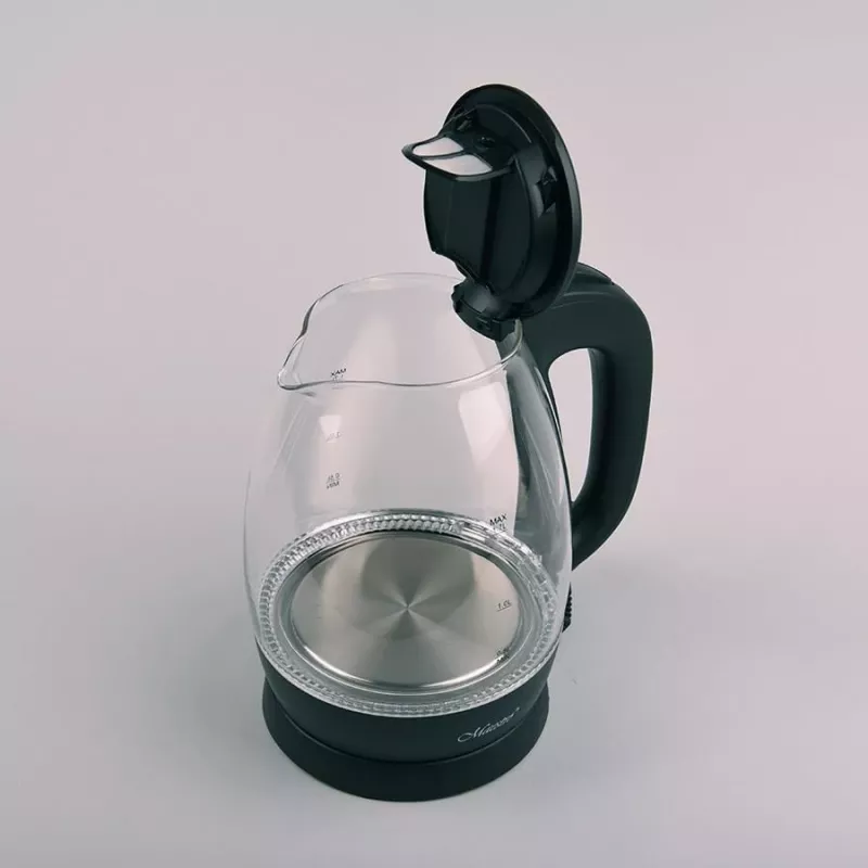 Maestro MR-063 Chaleira elétrica preta 1,7 L 2200 W