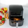 QUIN YJ-6505ADV Fritadeira de ar quente digital 6,5L preta