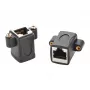 EXSYS EX-49306 Módulo adaptador keystone Cat.5e RJ45 fêmea-fêmea, preto