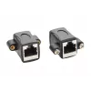 EXSYS EX-49306 Módulo adaptador keystone Cat.5e RJ45 fêmea-fêmea, preto