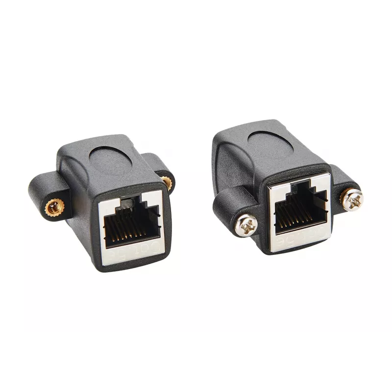 EXSYS EX-49306 Módulo adaptador keystone Cat.5e RJ45 fêmea-fêmea, preto