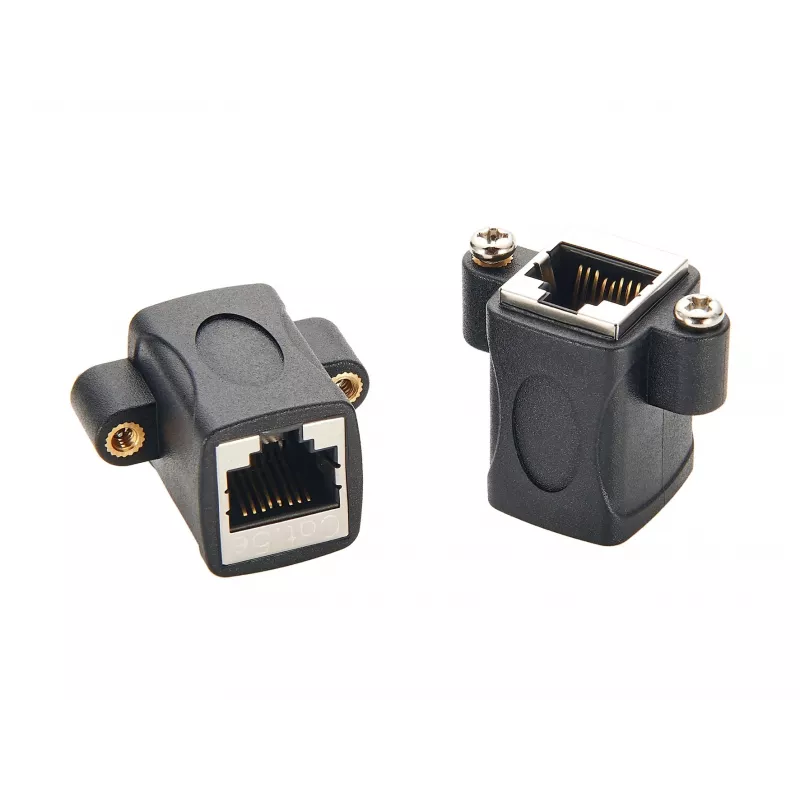 EXSYS EX-49306 Módulo adaptador keystone Cat.5e RJ45 fêmea-fêmea, preto