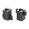 EXSYS EX-49306 Módulo adaptador keystone Cat.5e RJ45 fêmea-fêmea, preto