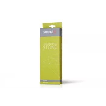 SAMURA SWS-2000 pedra de água de dois lados para afiar facas de cozinha, grão 1000/3000, com base de silicone antiderrapante