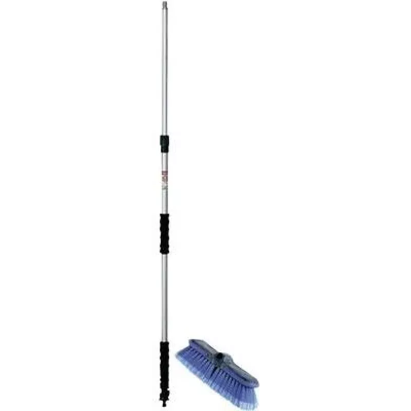 IWH escova telescópica de lavagem de veículos, haste de alumínio 970-1620 mm, punho de espuma 000203