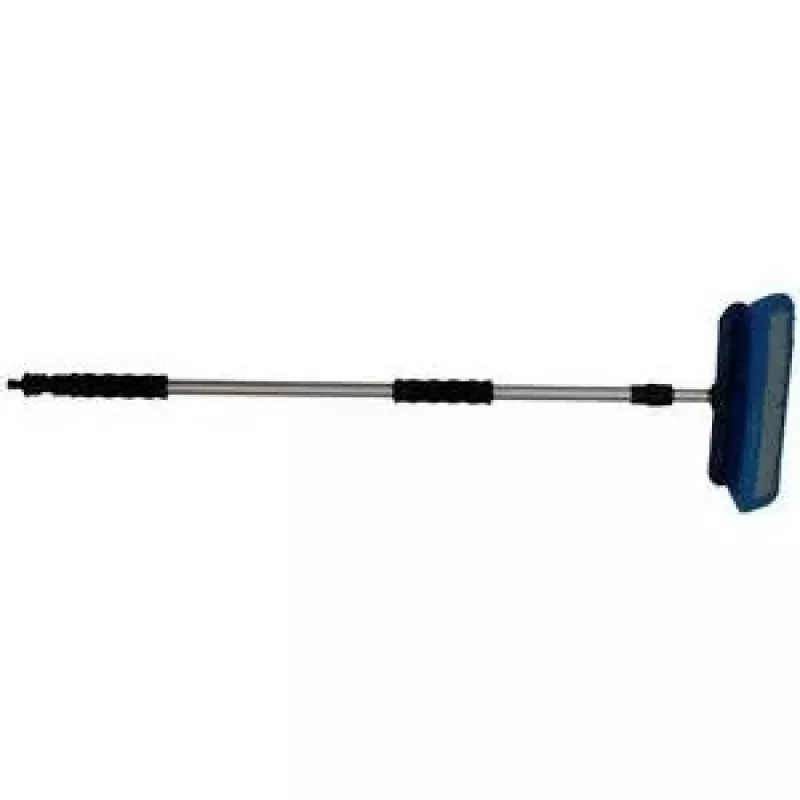 IWH escova telescópica de lavagem de veículos, haste de alumínio 970-1620 mm, punho de espuma 000203