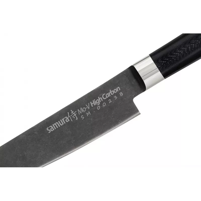 SAMURA Harakiri faca multiusos 150 mm Stonewash AUS-8 Full Tang
