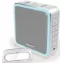 Honeywell DC915SGL conjunto de campainha sem fios, alcance 200 m, 90 dB, 8 melodias, prateado/cinzento
