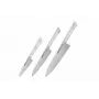 Conjunto de 3 facas de cozinha SAMURA Harakiri com suporte acrílico