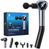 Pistola de massagem Renpho Reach Mini R-C007 cinzenta - massajador de percussão com cabo de extensão