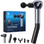 Pistola de massagem Renpho Reach Mini R-C007 cinzenta - massajador de percussão com cabo de extensão