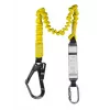 Arnês de segurança C.K Tools T8008 com absorvedor de queda, 2 m, perna única, mosquetão de aço e gancho de andaime, EN 354/355/362
