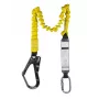 Arnês de segurança C.K Tools T8008 com absorvedor de queda, 2 m, perna única, mosquetão de aço e gancho de andaime, EN 354/355/362
