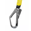 Arnês de segurança C.K Tools T8008 com absorvedor de queda, 2 m, perna única, mosquetão de aço e gancho de andaime, EN 354/355/362