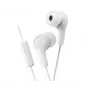 Auscultadores intra-auriculares JVC Gumy Plus com microfone, brancos