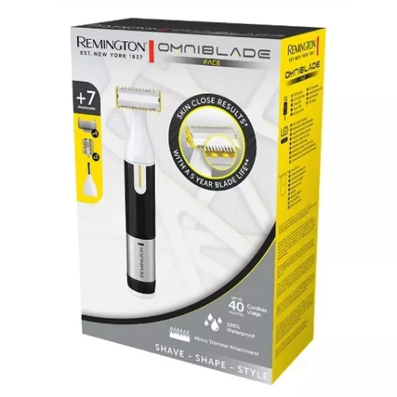Máquina de barbear sem fios Remington Omniblade, prateado/preto