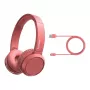 Auscultadores Bluetooth on-ear Philips TAH4205RD/00, vermelhos