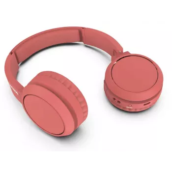 Auscultadores Bluetooth on-ear Philips TAH4205RD/00, vermelhos