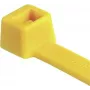 HellermannTyton T50R Abraçadeira de cabos, poliamida 6.6, amarela, 200mm x 4,6mm, pack de 100 111-04805