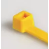 HellermannTyton T50R Abraçadeira de cabos, poliamida 6.6, amarela, 200mm x 4,6mm, pack de 100 111-04805