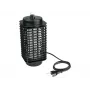 LUMIO Lâmpada mata-mosquitos, 1,2 W, 230 V, cobertura de 30 m², luz UV, grelha elétrica, preta