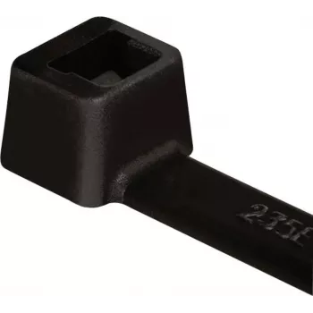 HellermannTyton T40R PA66W abraçadeira de cabos preta 175 x 4 mm, pack de 100 111-01625
